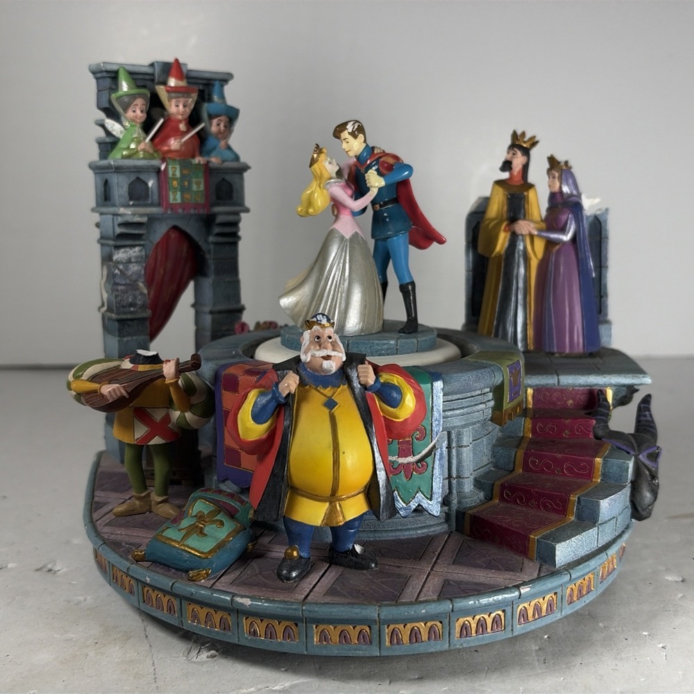 Disney Sleeping Beauty Once Upon a Dream Musical Snow Globe FOR PARTS